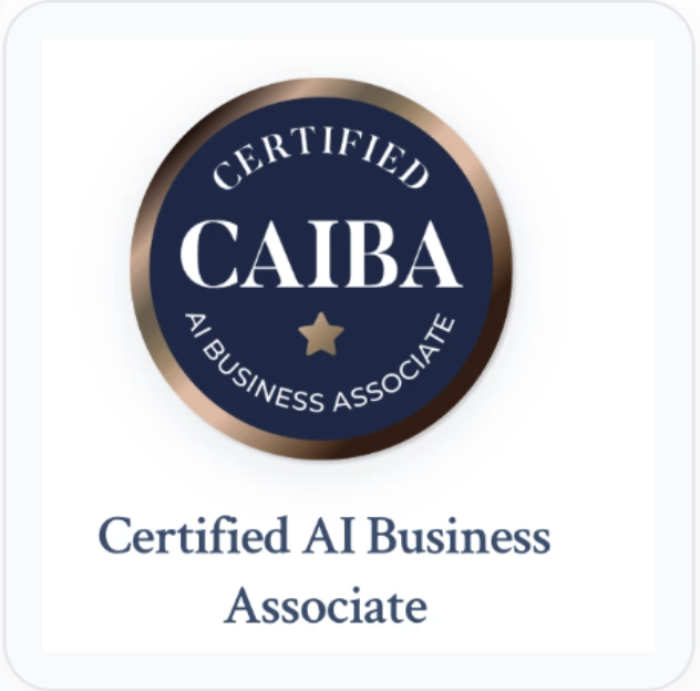 Certyfikat CAIBA - Certified AI Business Associate